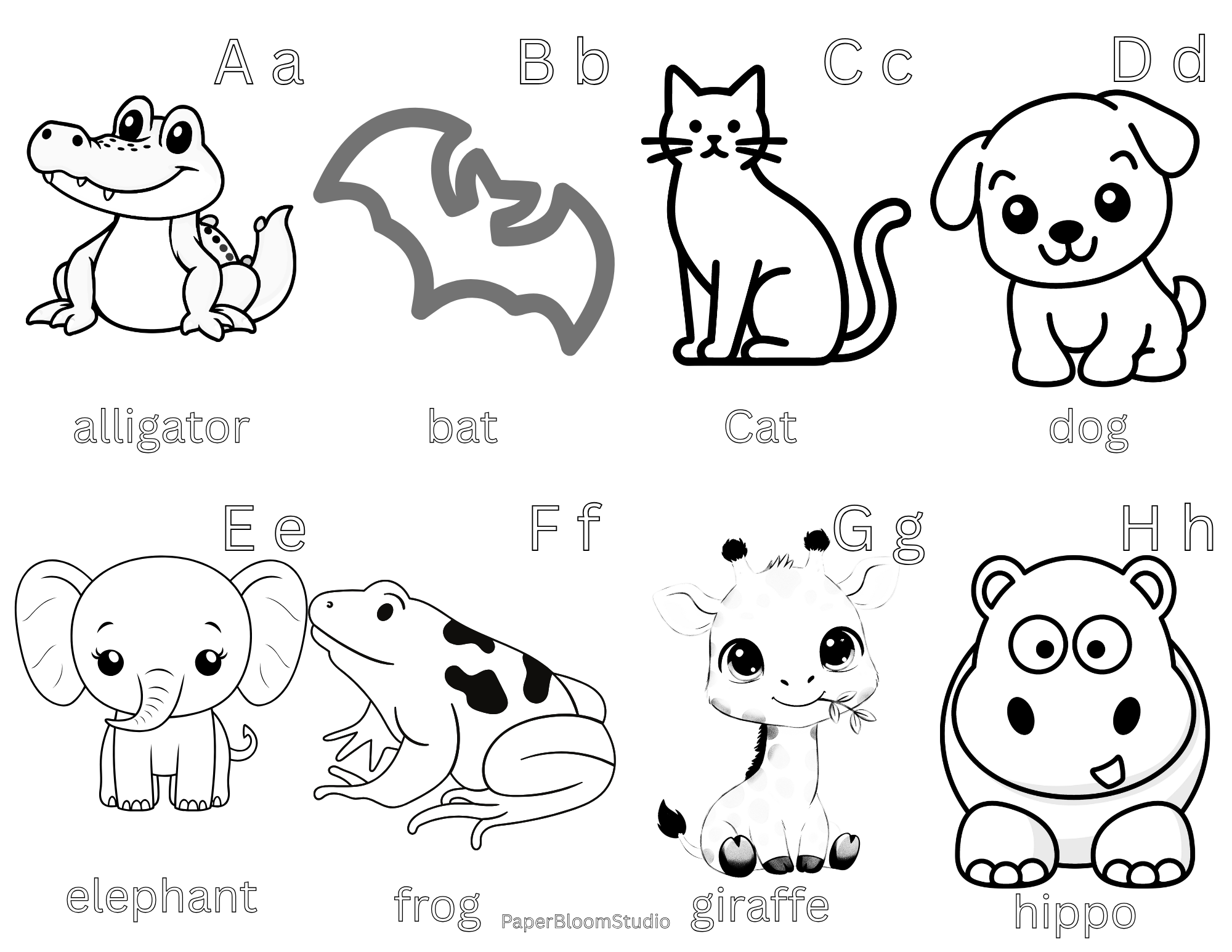 Bundle - 8 Coloring Flash Card Sets